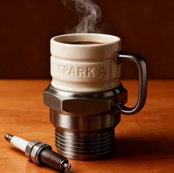 Ignite Ceramic™ – Premium Spark Plug Mug